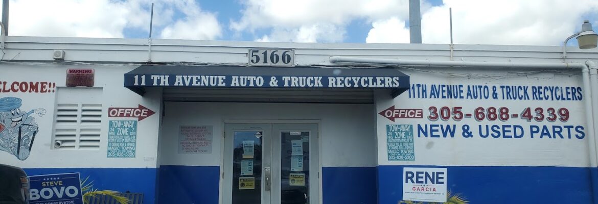 11th Avenue Auto And Truck Recyclers Inc – Auto parts store In Hialeah FL 33013