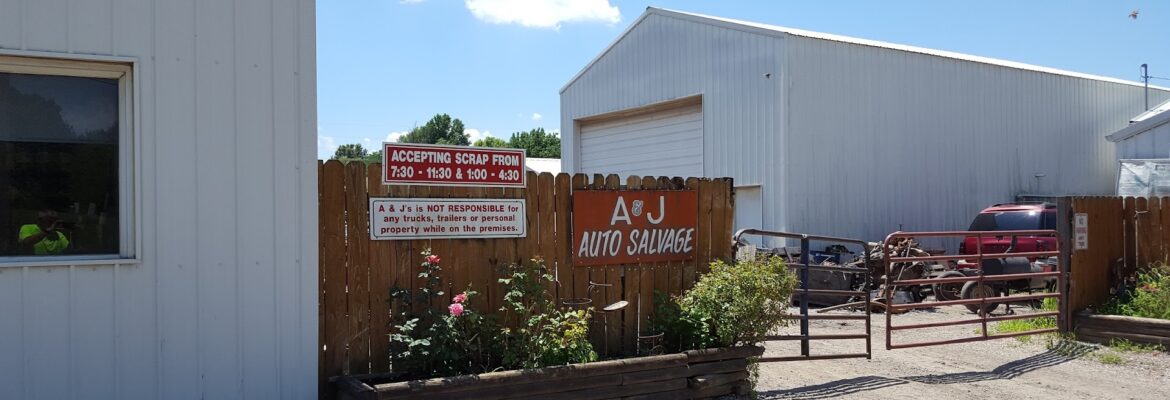 A & J Auto Salvage – Salvage yard In Higginsville MO 64037