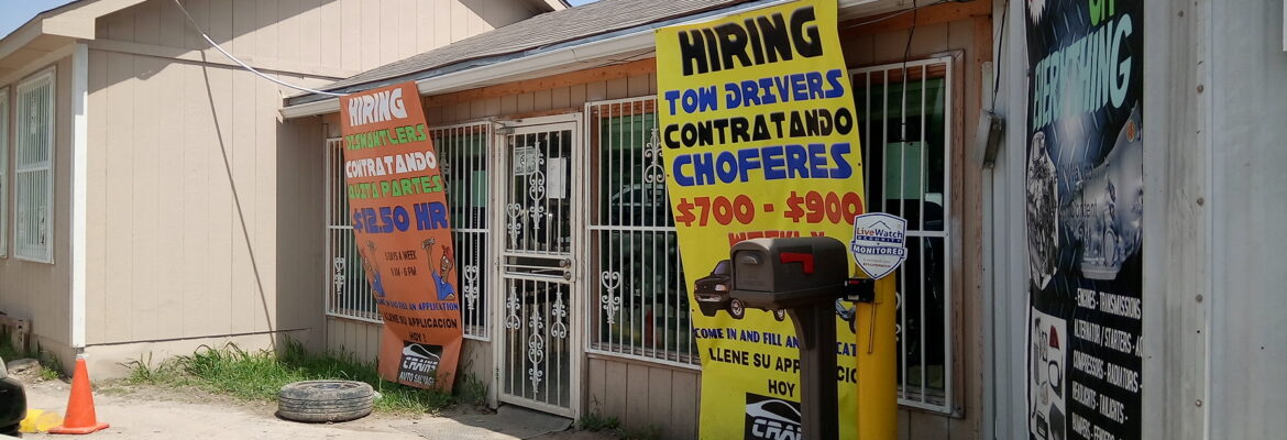 AAA Crain’s Auto Salvage – Used auto parts store In Fort Worth TX 76111