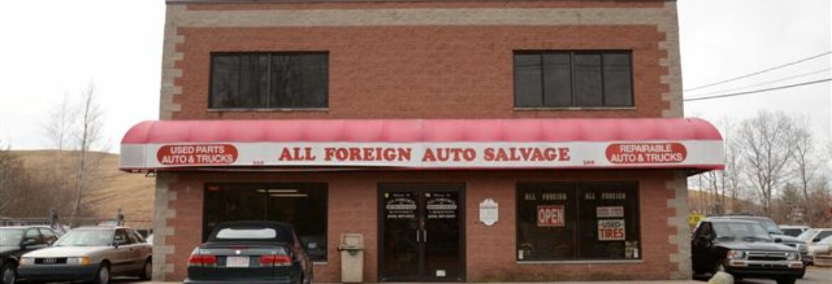 ALL FOREIGN AUTO SALVAGE, INC. – Used auto parts store In East Bridgewater MA 2333