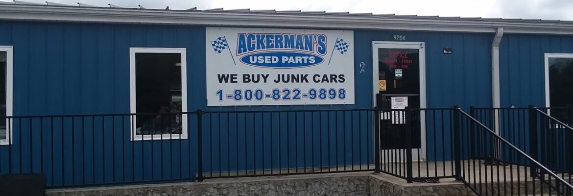 Ackerman’s Used Parts – Auto parts store In Prosperity SC 29127