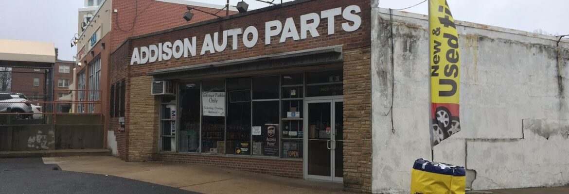 Addison Auto Parts – Auto parts store In Washington DC 20020