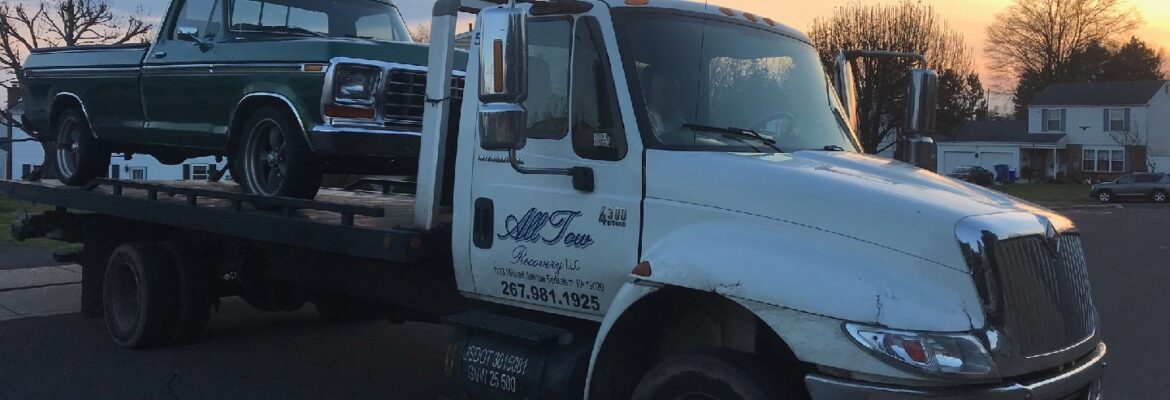 All Tow Recovery Towing & Auto Salvage – We Buy Junk Cars – Towing service In Bensalem PA 19020