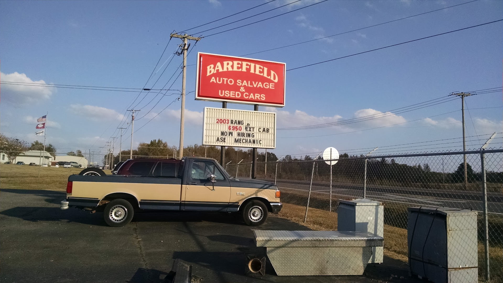 Barefield's Auto Salvage Used auto parts store In Russellville AR