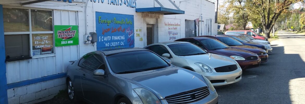 Coleman auto parts – Used car dealer In Birmingham AL 35221