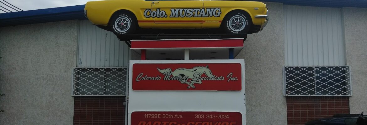Colorado Mustang Specialists Inc. – Auto parts store In Strasburg CO 80136