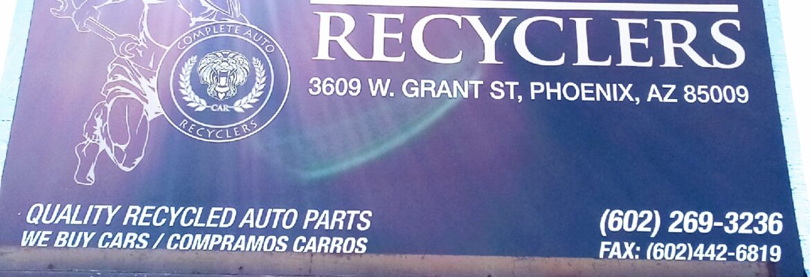 Complete Auto Recyclers – Auto parts store In Phoenix AZ 85009