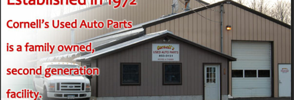 Cornell’s Used Auto Parts – Auto parts store In Greenfield Center NY 12833