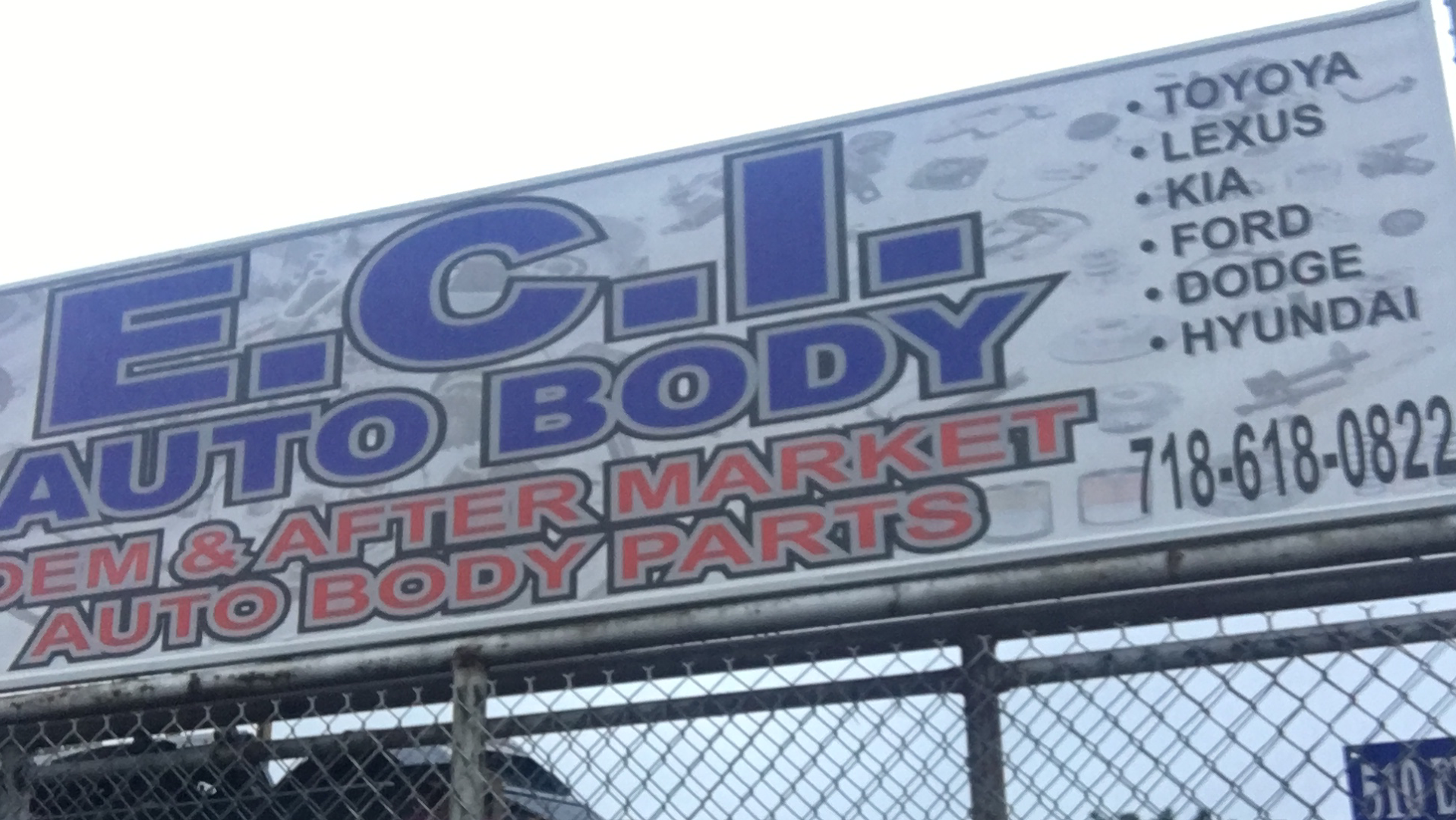 E.C.I. Auto body parts and service Used auto parts store In Bronx NY