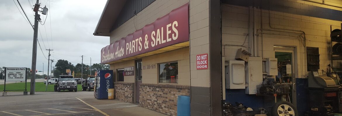 Erickson Auto Parts & Services – Used auto parts store In South Beloit IL 61080