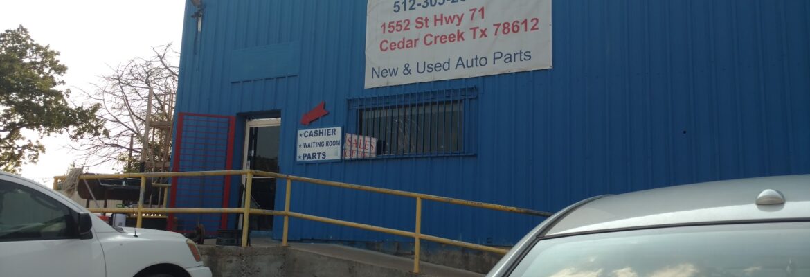 Fidels Auto Salvage – Auto parts store In Cedar Creek TX 78612