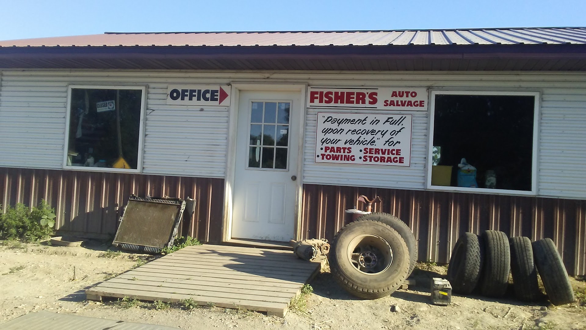 Fishers Auto Salvage Used auto parts store In Sisseton SD 57262