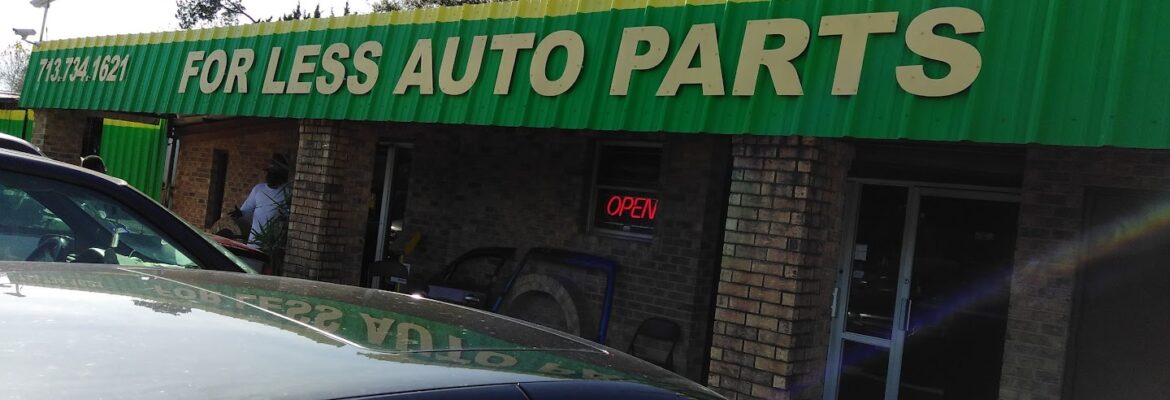 For Less Auto Parts – Used auto parts store In Houston TX 77047