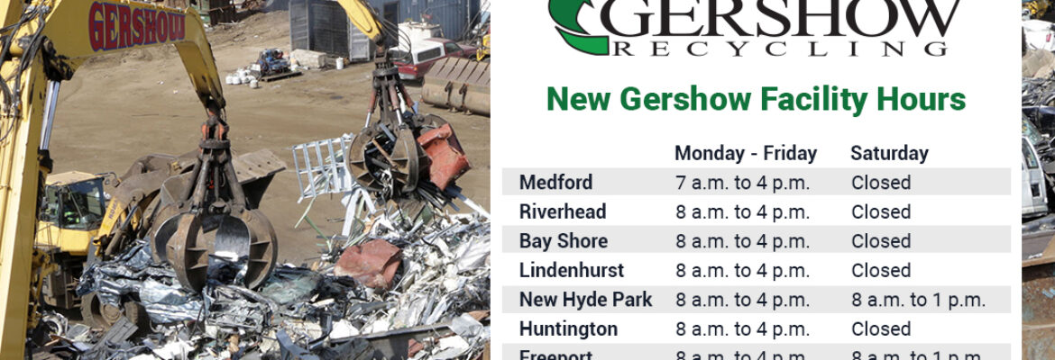 Gershow recycling – Recycling center In Valley Stream NY 11580