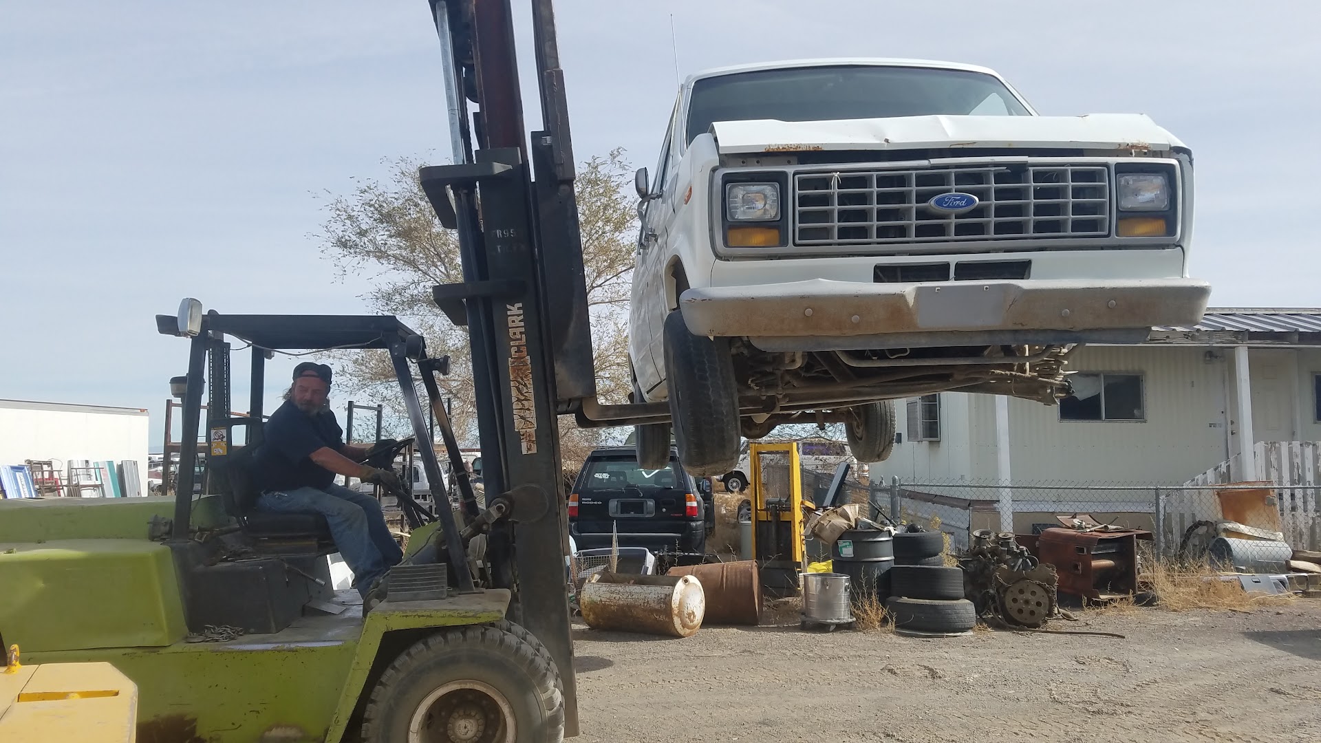 Little John's Auto Wrecking Salvage yard In Fallon NV 89406