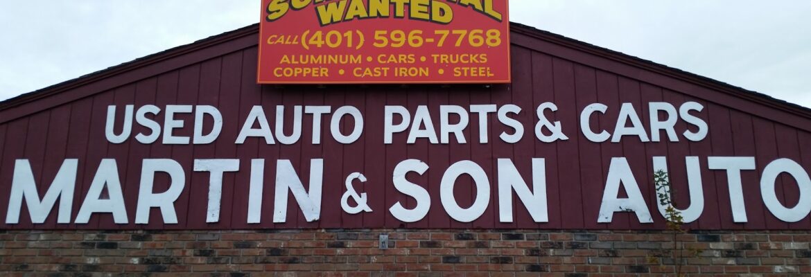 Martin & Son Auto Parts & Salvage – Car dealer In Westerly RI 2891