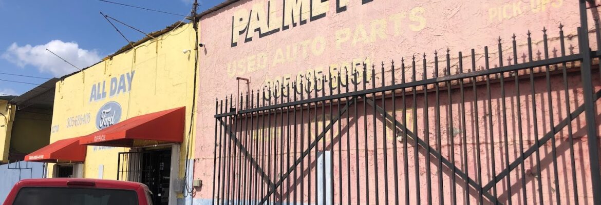 Palmetto Used Auto Parts/All Day Used Auto Parts – Used auto parts store In Opa-locka FL 33054
