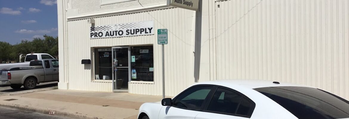 Pro Auto Supply – Auto parts store In San Angelo TX 76903