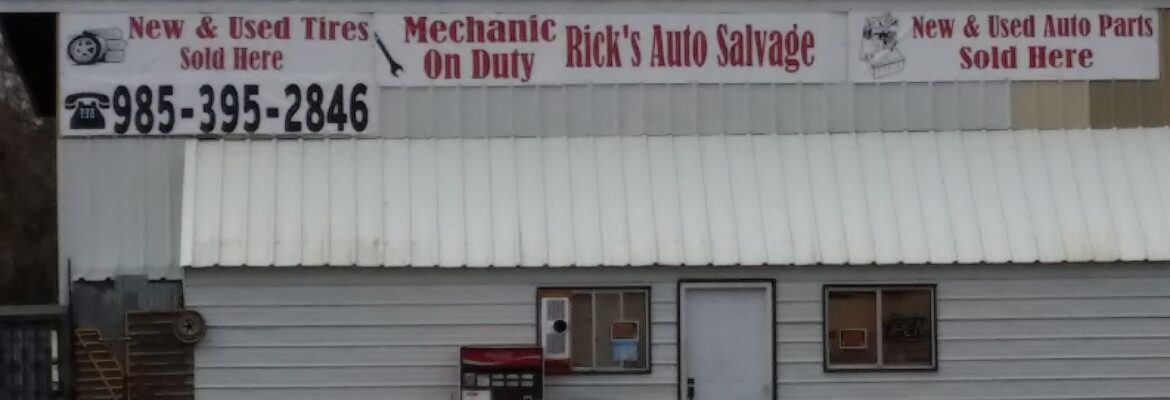 Rick’s Auto Salvage and Wrecker Service – Used car dealer In Patterson LA 70392