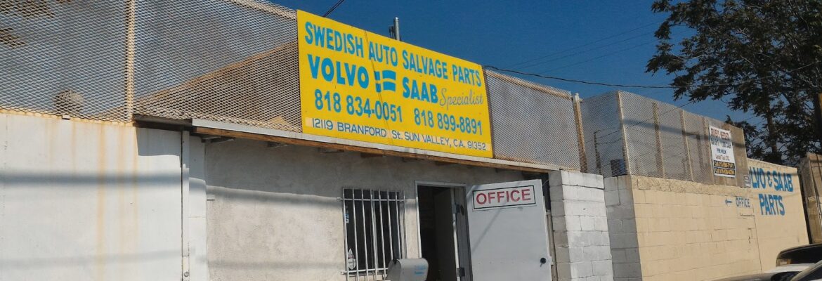 Swedish Auto Salvage Parts – Salvage yard In Sun Valley CA 91352
