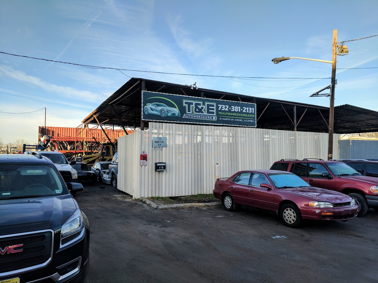 T & E Auto Wreckers Inc Auto parts store In Avenel NJ 7001 Junkyard Map