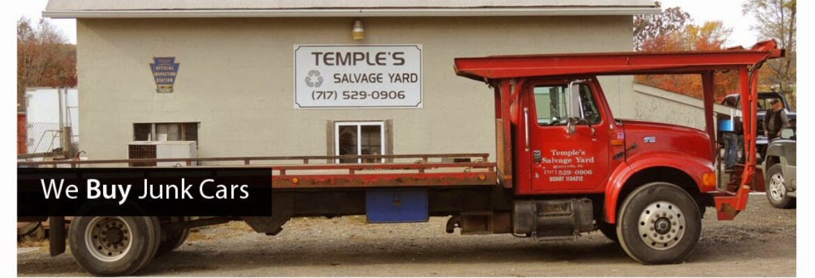 Temple’s Salvage Yard – Salvage yard In Quarryville PA 17566