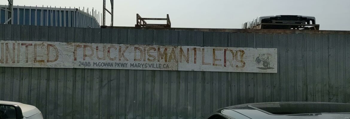 United Truck Dismantlers – Used auto parts store In Marysville CA 95901