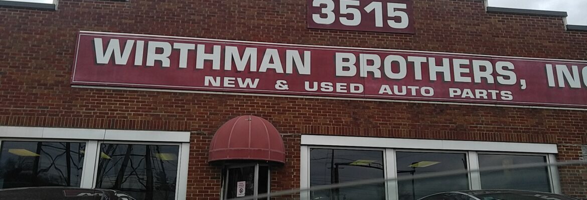 Wirthman Bros Inc – Auto parts store In Columbus OH 43213