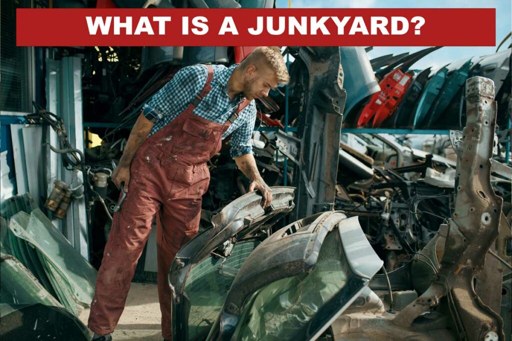 What is a junkyard or salvage yard?